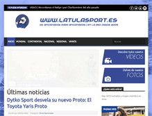 Tablet Screenshot of latulasport.es